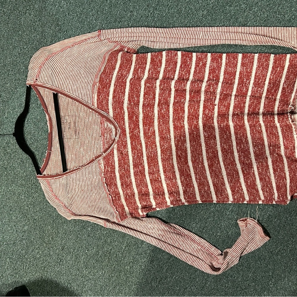 Red free people shirt